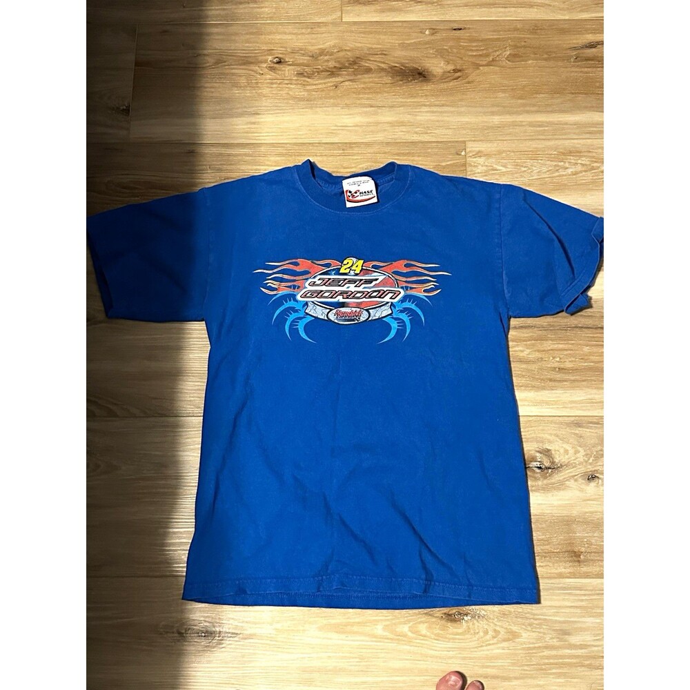 Chase Authentics Jeff Gordon #24 DuPont Motorsports NASCAR Blue T-Shirt M